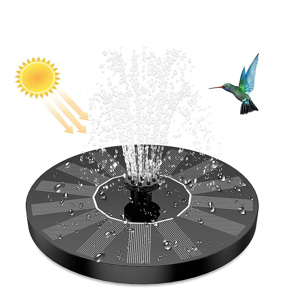 Floating Solar Fountain Water Pump - 13cm Floating Solar Panel Solar Fountain