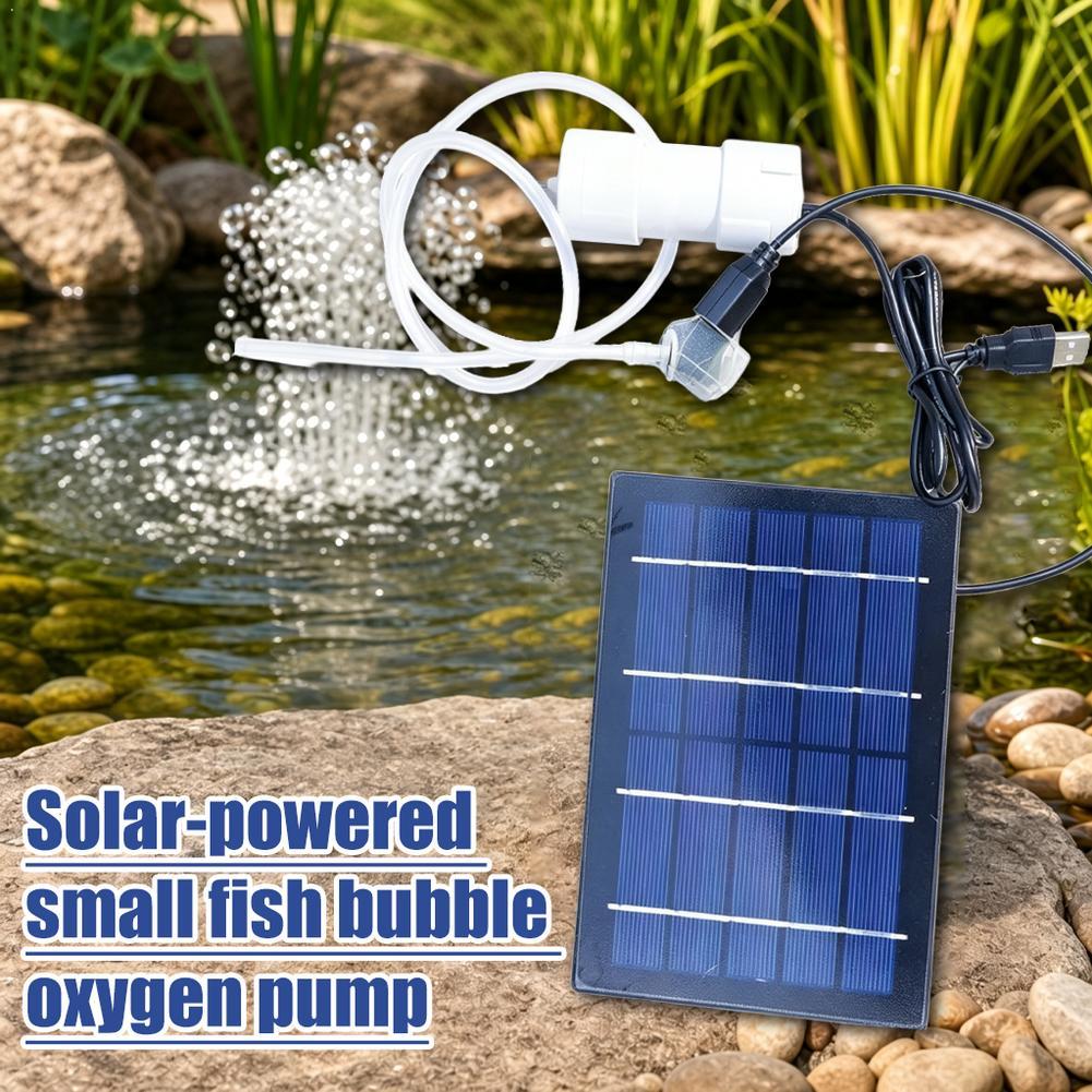 Solar Air Pump Aquarium Oxygen - Solar Pond Aerator Oxygen Pump ulasan dan harga