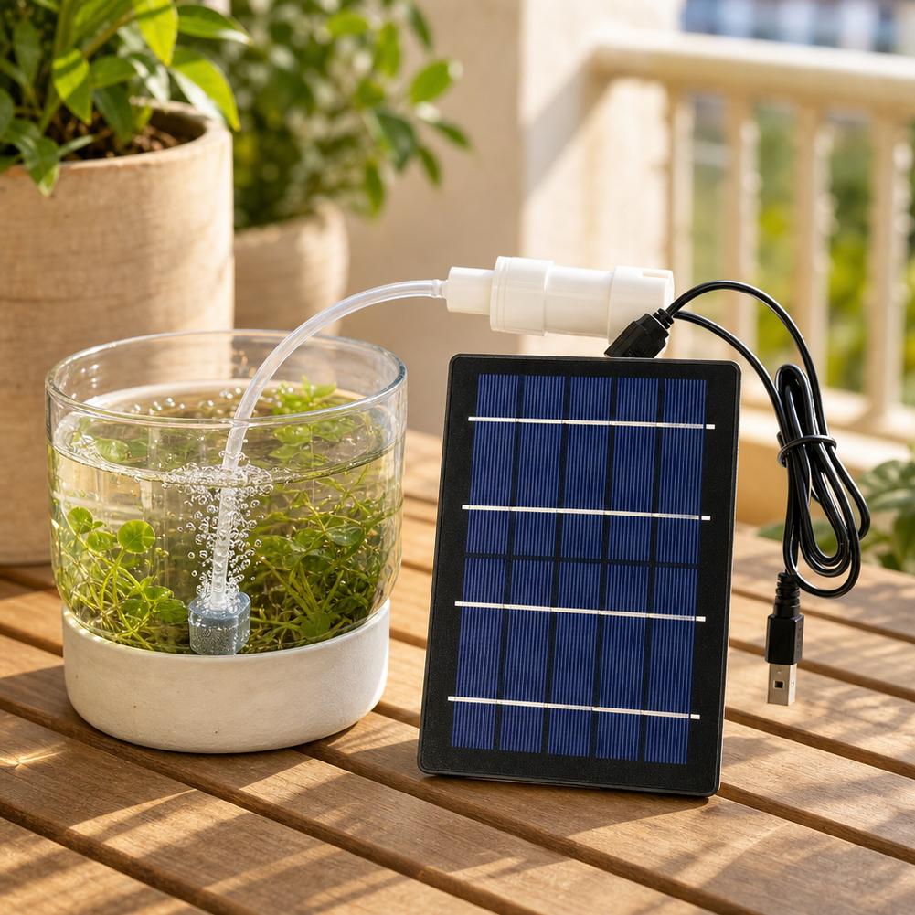 Solar Air Pump Aquarium Oxygen - Solar Pond Aerator Oxygen Pump ulasan dan harga