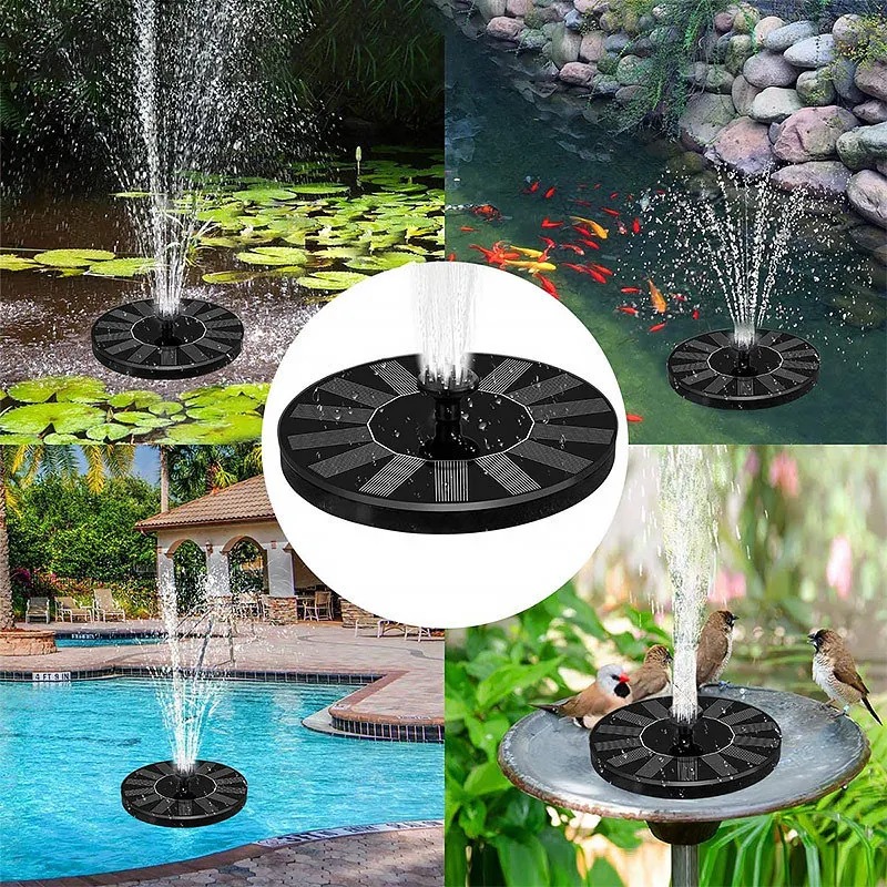 Solar Fountain Pump, 13cm | No - Floating Solar Fountain Water Pump ulasan dan harga