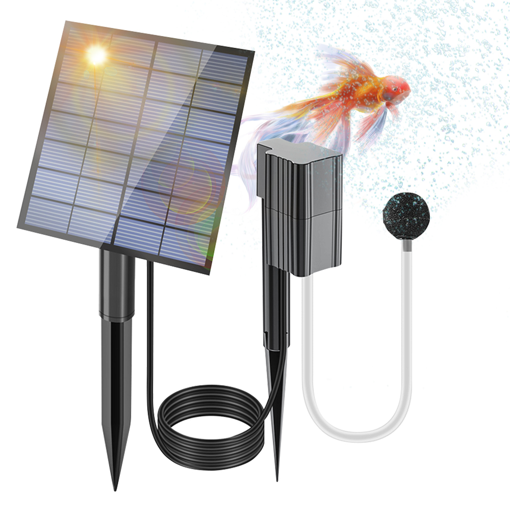 Solar Pond Aerator 2.5W/7V Air - Solar Pond Aerator Oxygen Pump ulasan dan harga