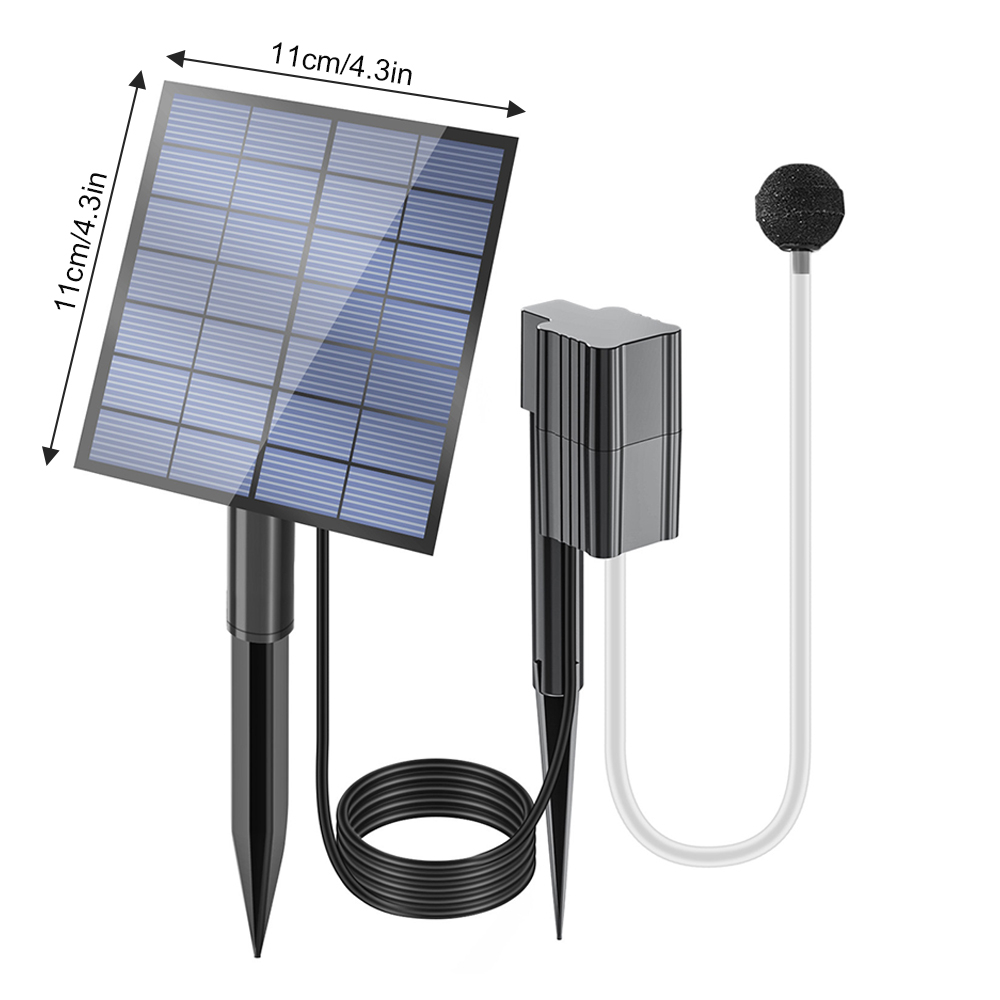 Solar Pond Aerator 2.5W/7V Air - Solar Pond Aerator Oxygen Pump ulasan dan harga