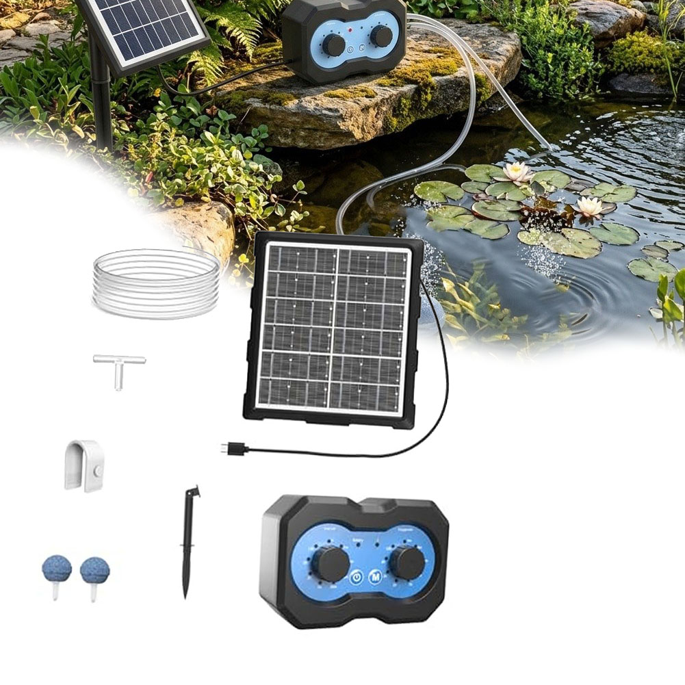 Solar Pond Oxygenator 3W 6V So - Solar Pond Aerator Oxygen Pump ulasan dan harga