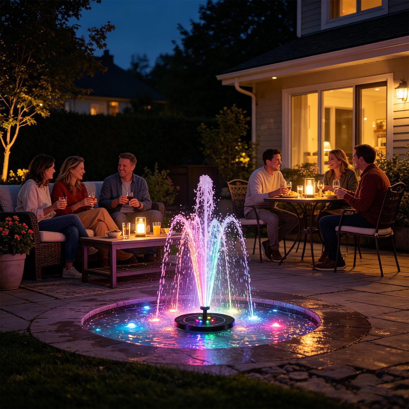 Floating Solar Bird Bath Fount - Floating Solar Fountain Water Pump ulasan dan harga