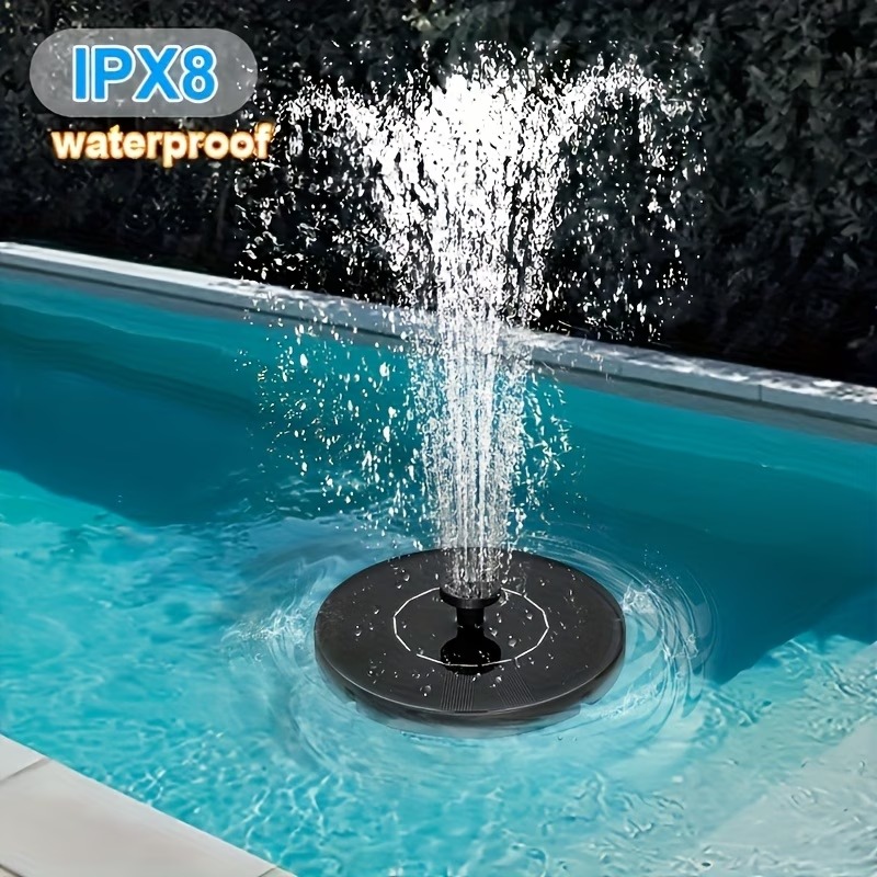 Solar Power Water Pump with LE - Floating Solar Fountain Water Pump ulasan dan harga